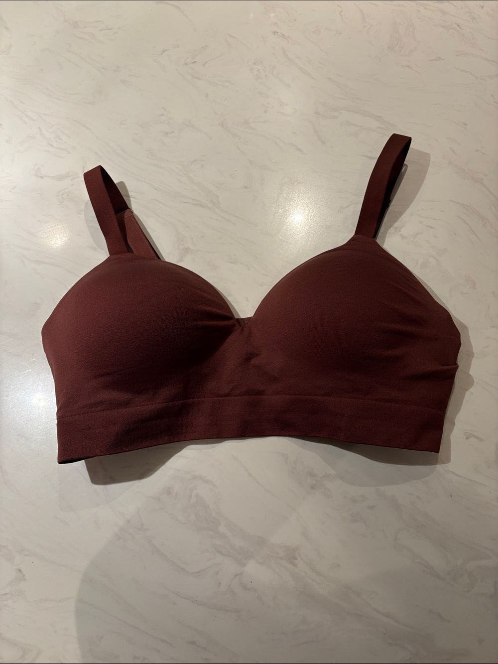 Truekind Seamless Wireless Bra - Cozy Deep Brown